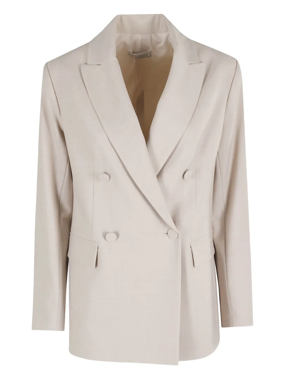 Antonelli Fiesta Button-up Blazer In Neutral