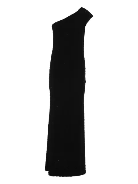 Federica Tosi sequin-embellished one-shoulder maxi dress