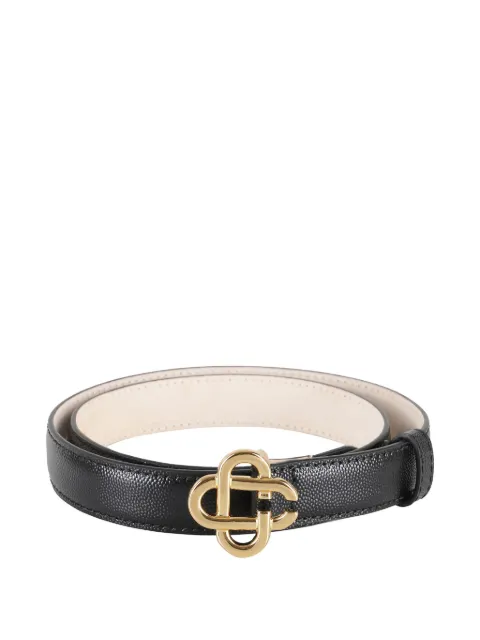 Casablanca interlocking-buckle leather belt