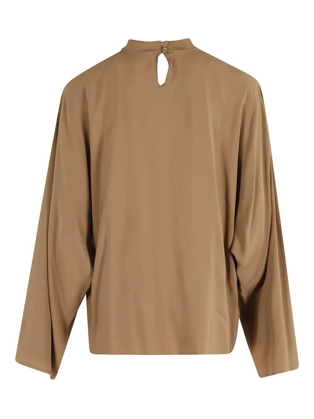 Federica Tosi Blouse met keyhole hals - Bruin