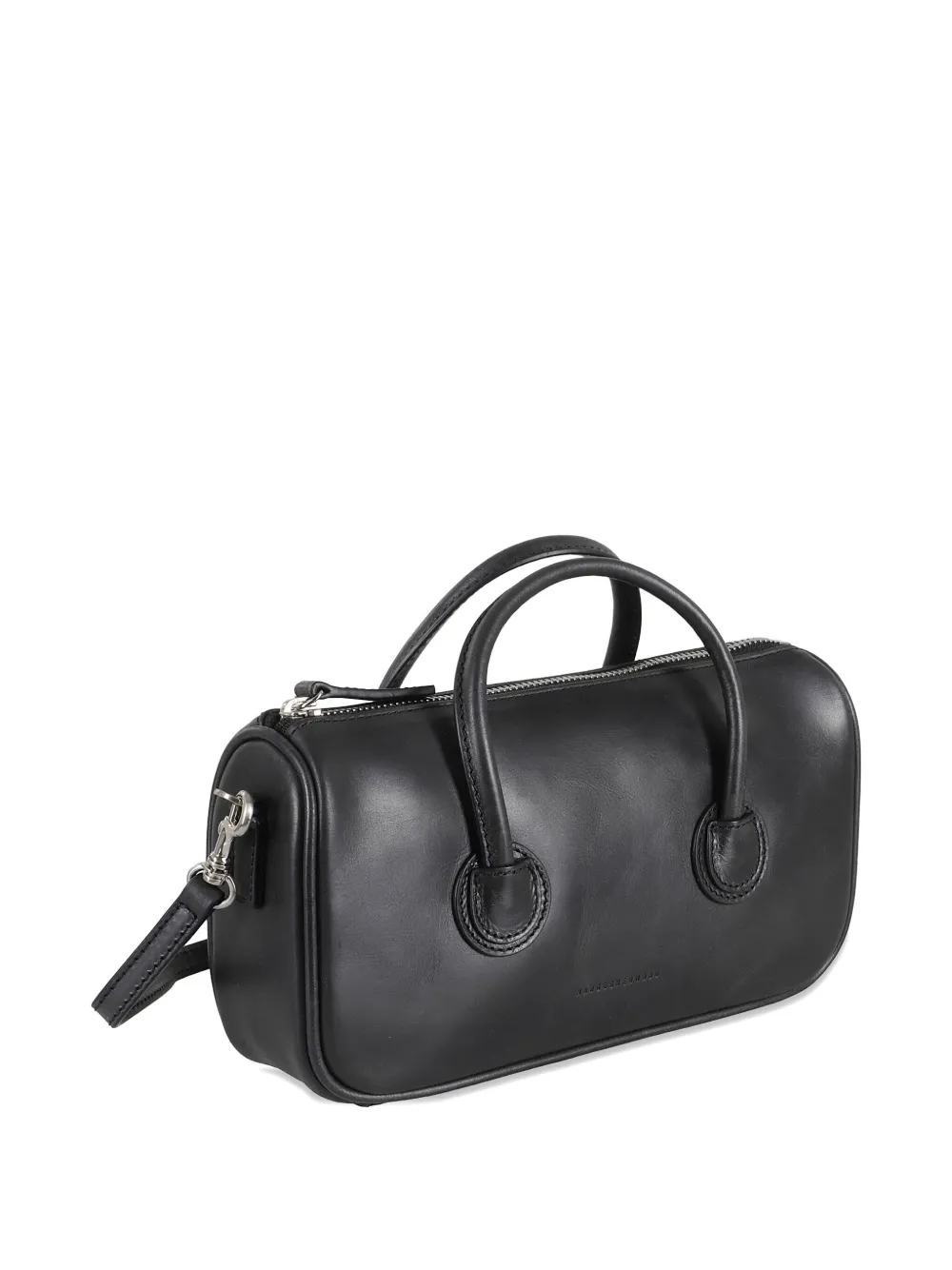 Margesherwood Top-handle Leather Tote Bag In Black