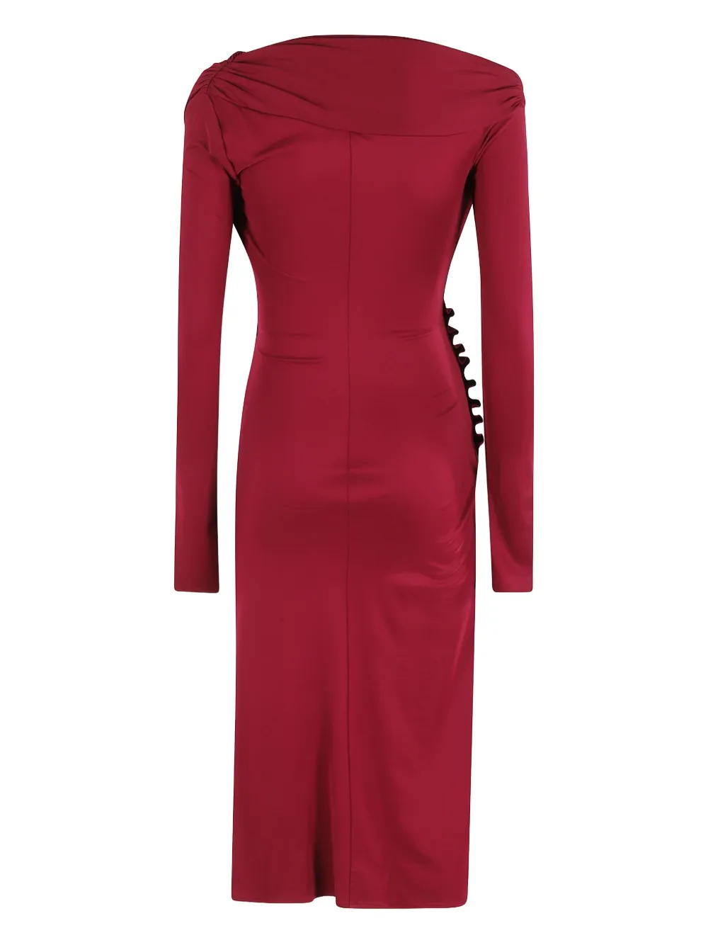 Elisabetta Franchi Jurk met V-hals - Rood