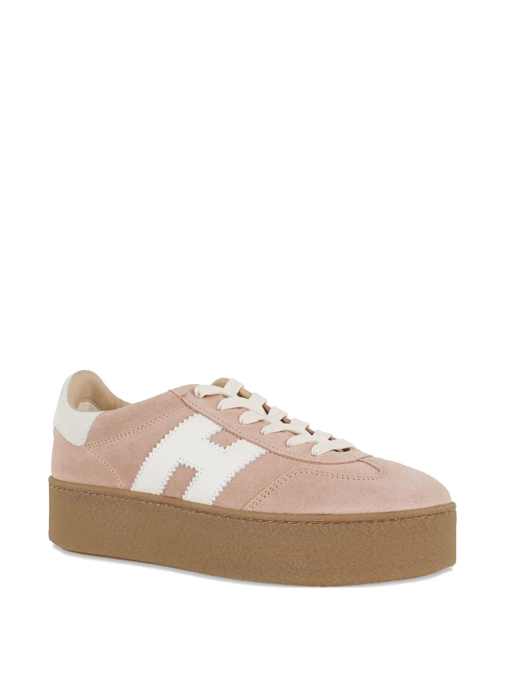 Hogan H681 platform suede sneakers Pink