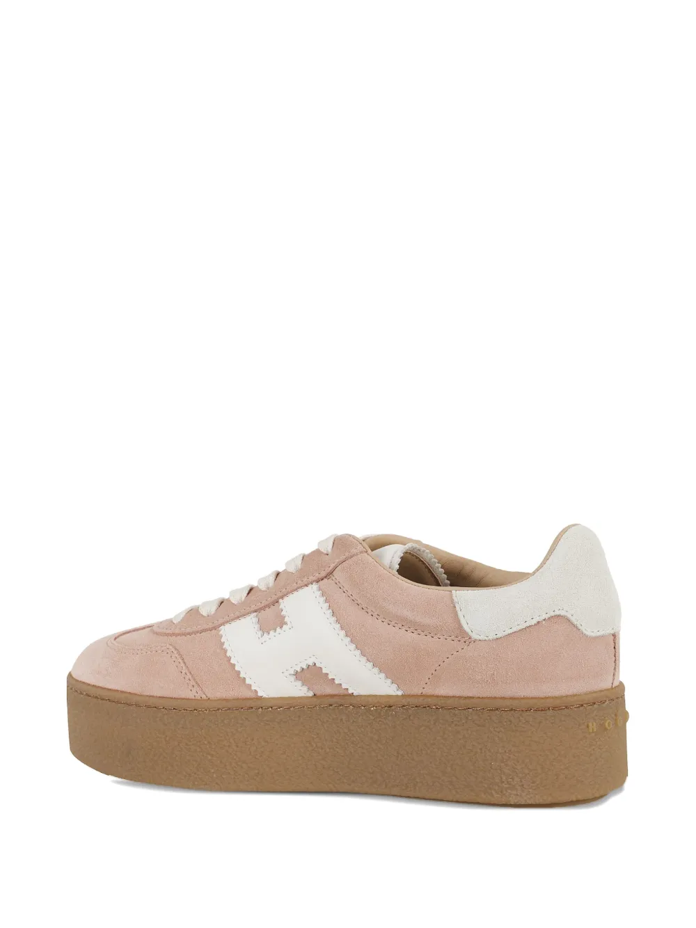 Hogan H681 platform suede sneakers Pink