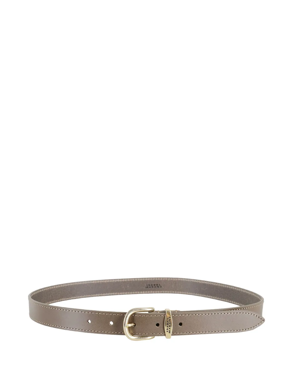 ISABEL MARANT buckled leather belt - Beige