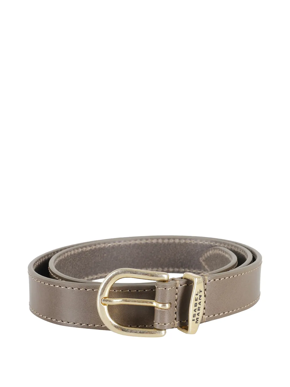 Isabel Marant Buckled Leather Belt In Brown