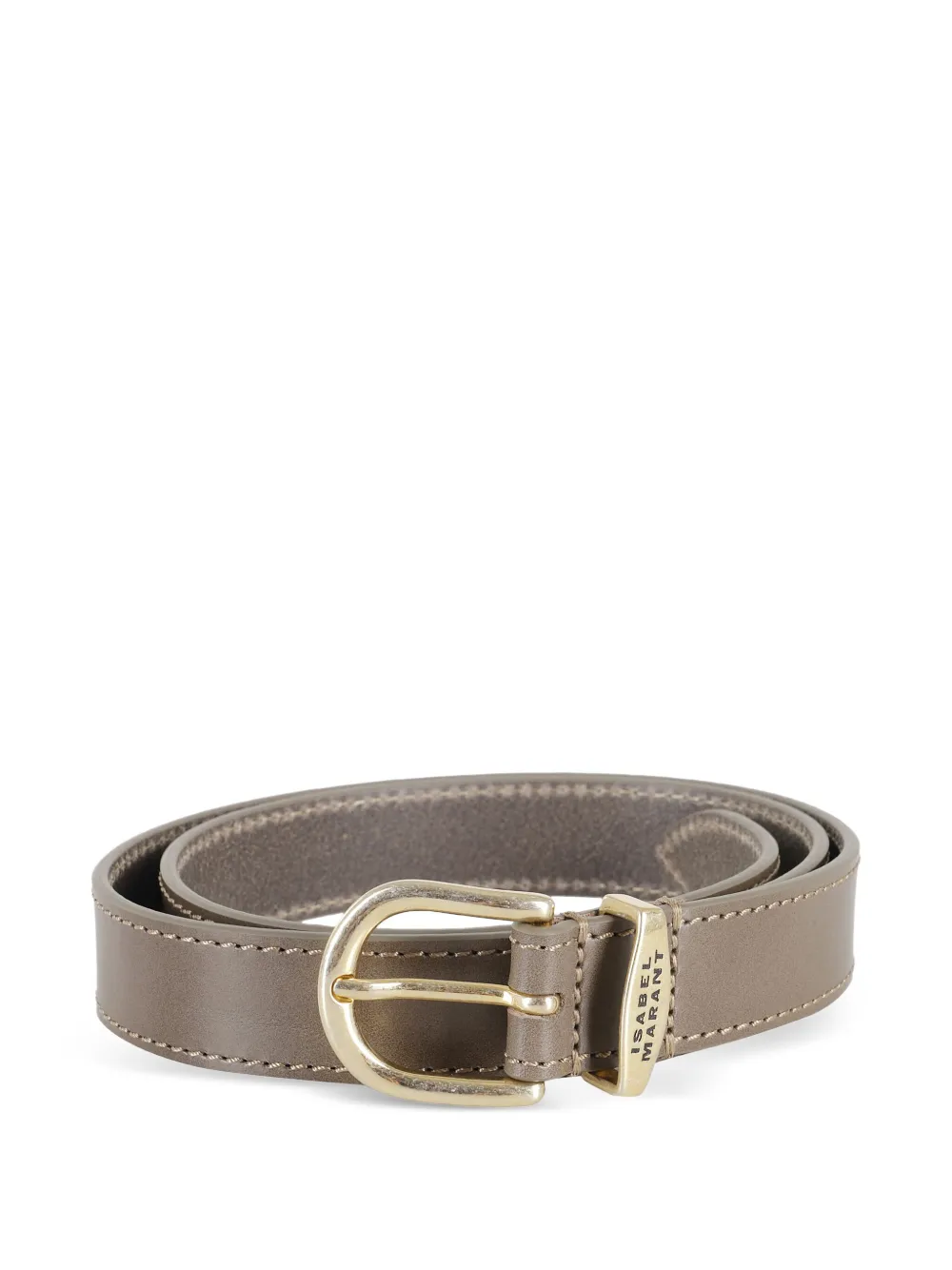 ISABEL MARANT buckled leather belt | Neutrals | Image 1
