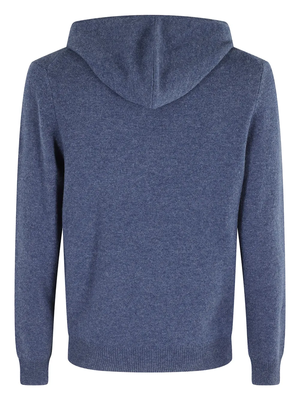 Mc2 Saint Barth Knitted Hoodie In Blue