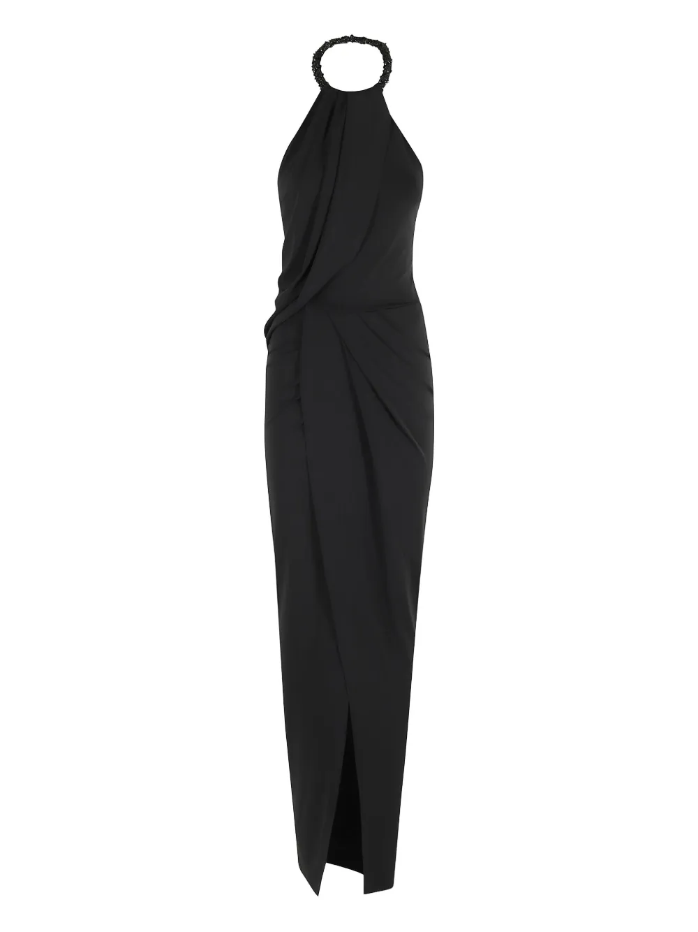 Amen draped halterneck dress | Black | Image 1