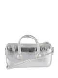 Marge Sherwood small metallic crinkled leather tote bag - Silver