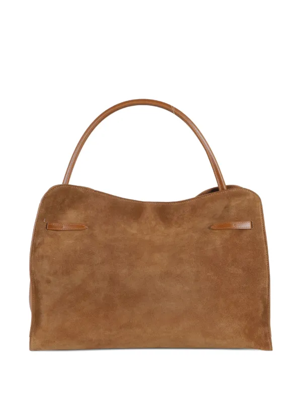 FRANCESCO BIASIA The Iconic 24H Suede Shoulder Bag | Neutrals