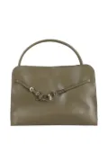 BIASIA maxi Non-Stop clasp-fastening leather tote bag - Green