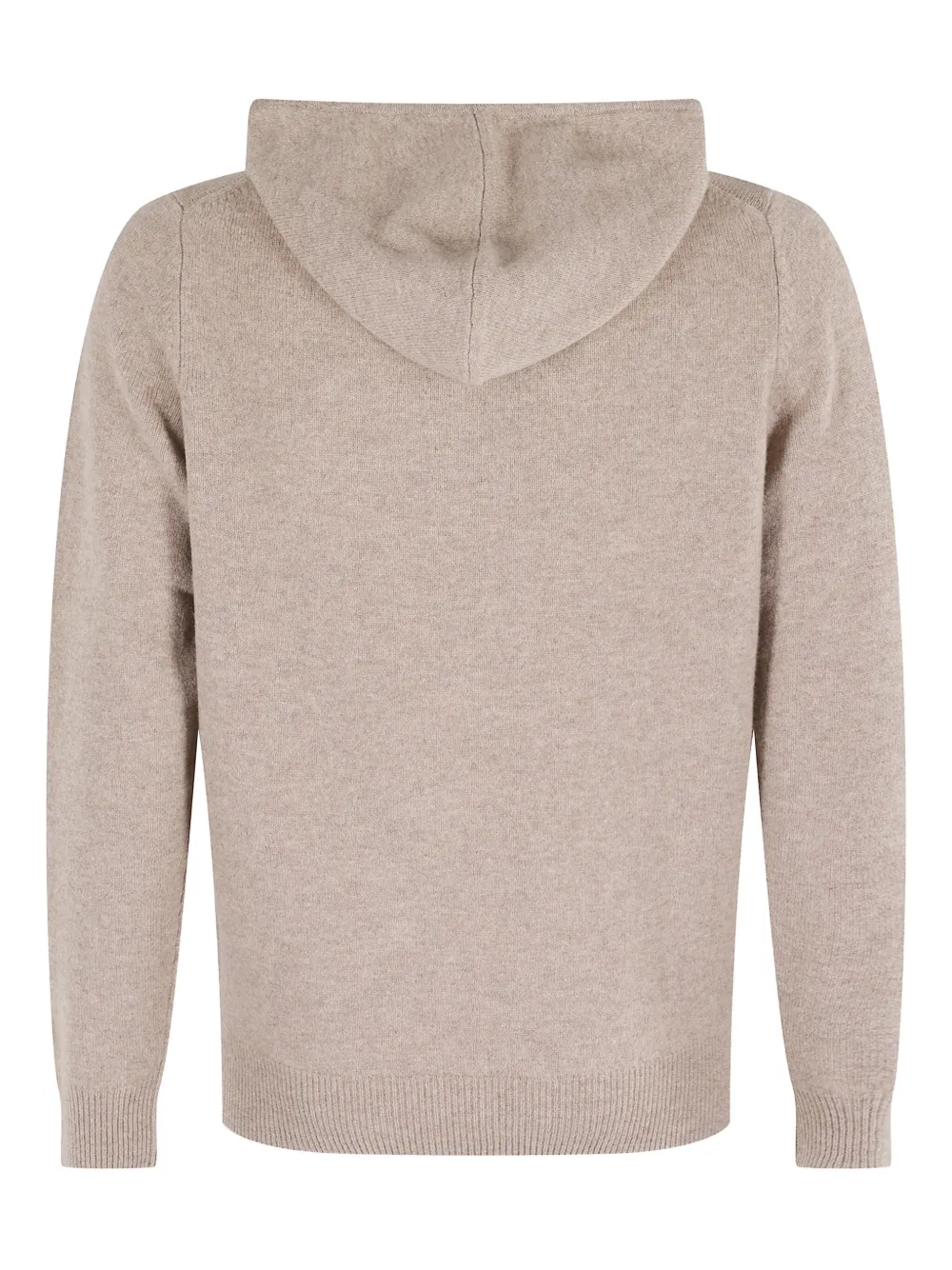 Mc2 Saint Barth Wool Hoodie In Brown