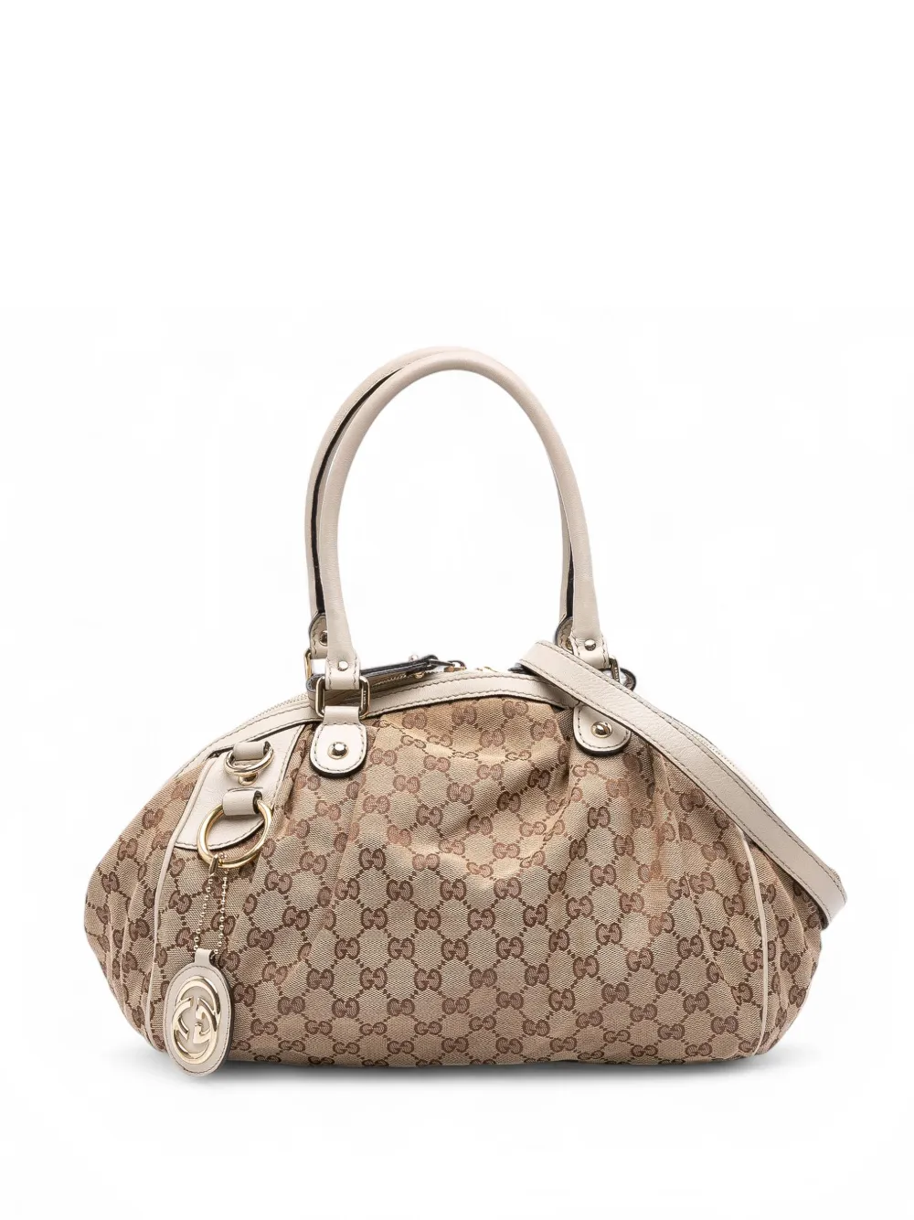 Gucci Pre-Owned 2016-2025 GG Canvas Sukey satchel | Brown | Image 1