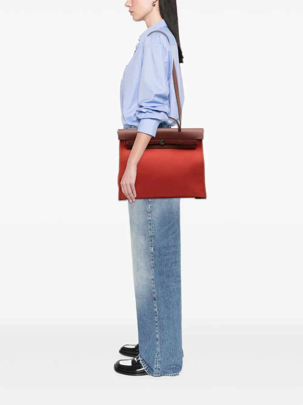 Hermès Pre-Owned 2015 Toile Herbag Zip 39 satchel | Pre-Owned | Image 2