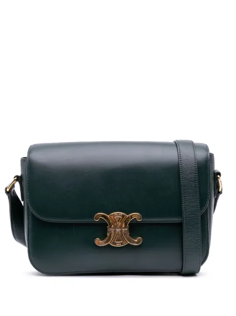 Celine Pre-Owned 2018 Classique Shiny Calfskin Triomphe crossbody bag