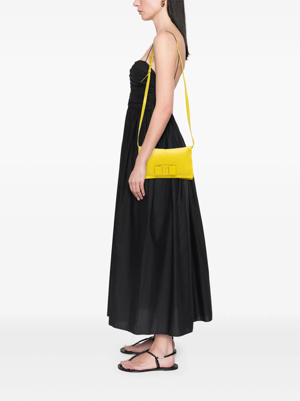 Ferragamo Pre-Owned 2022 Padded Leather Viva Bow crossbody bag | Pre-Owned | Image 2