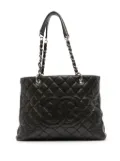 CHANEL Pre-Owned 2008-2009 Caviar Grand Shopping tote bag - Black