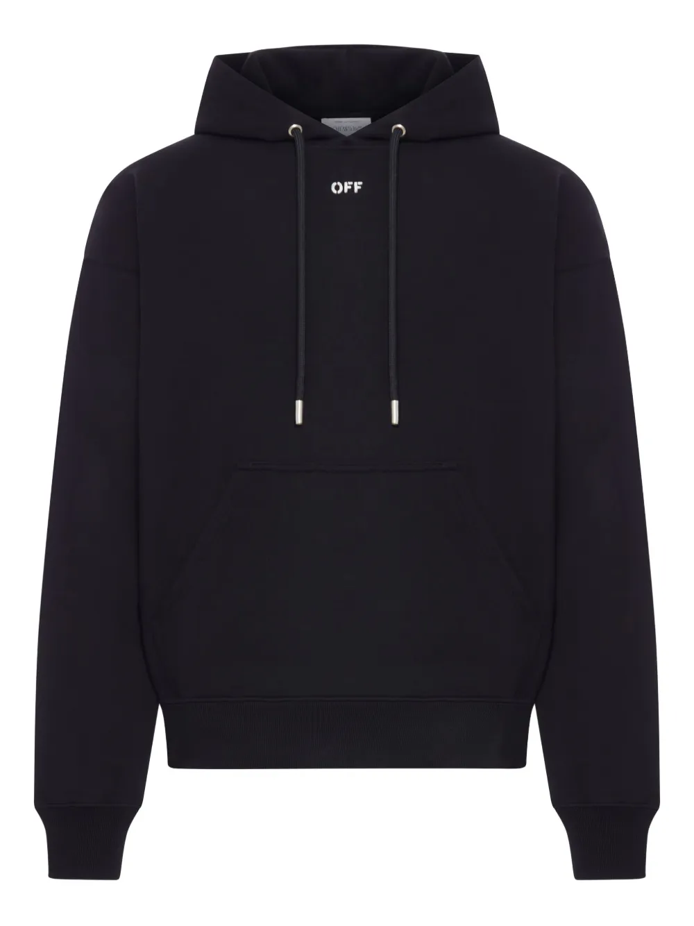 Off-White logo hoodie | Black | Image 1