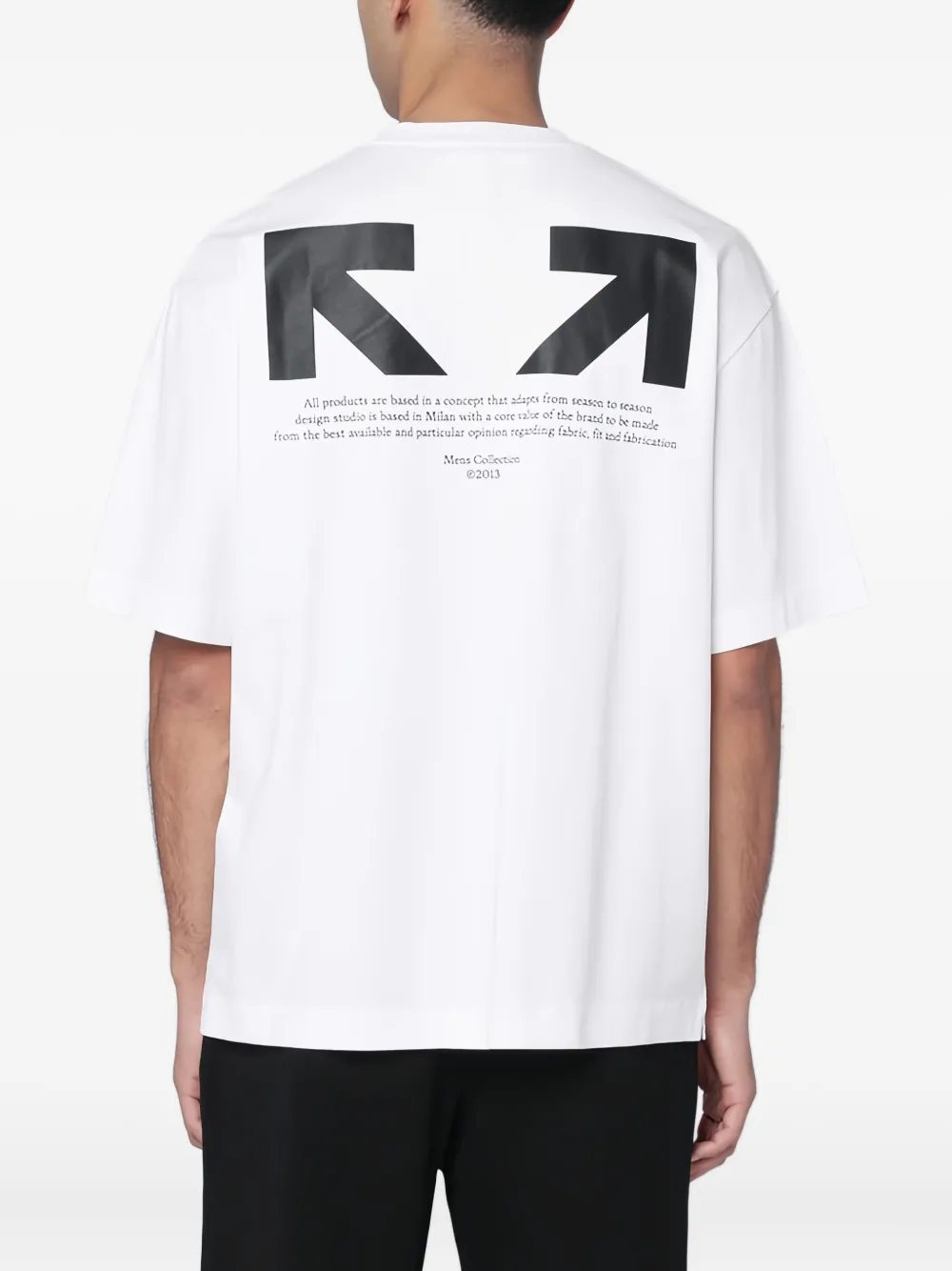 Off-White T-shirt met Arrows-print Wit