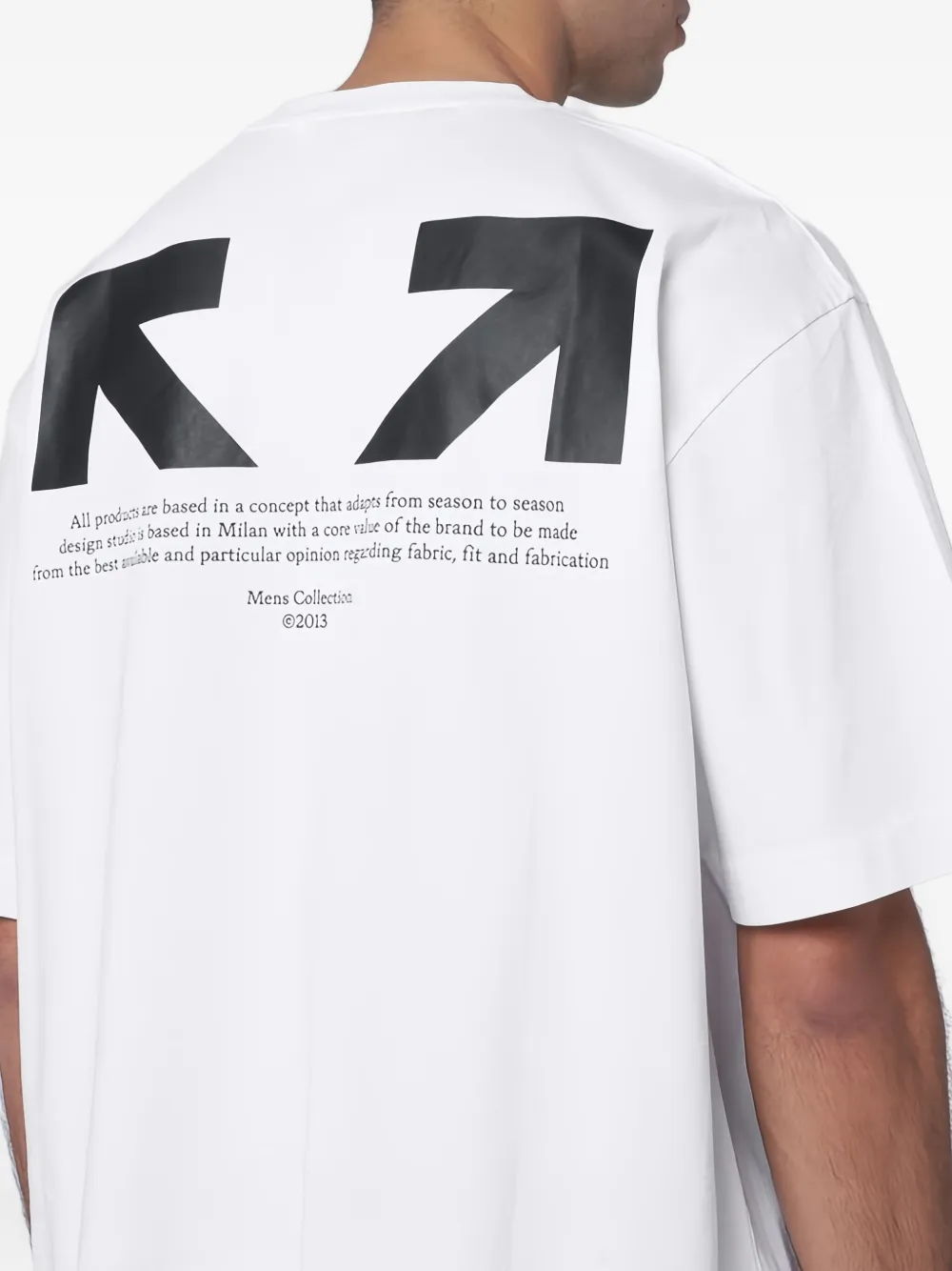 Off-White T-shirt met Arrows-print Wit