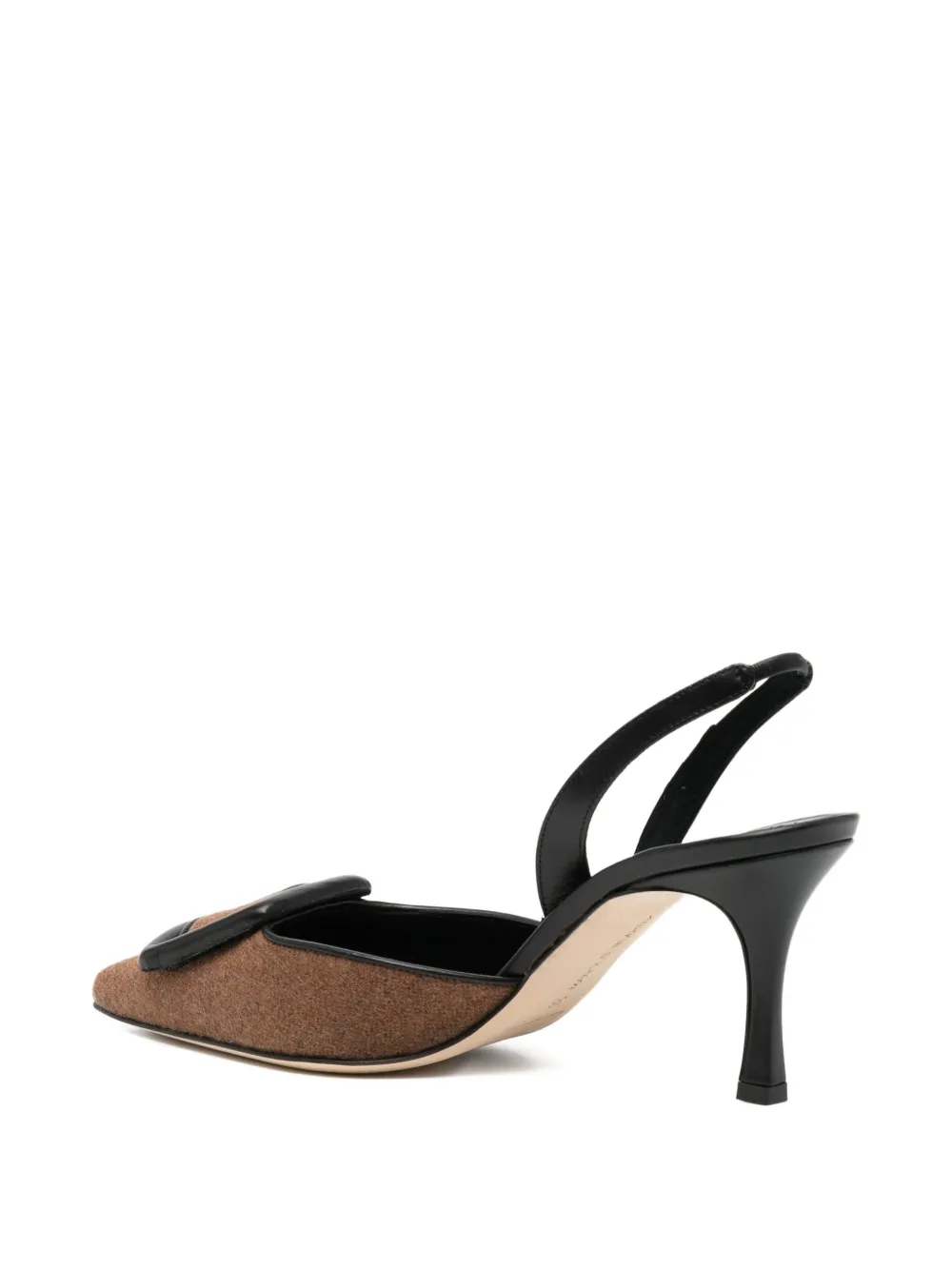 Manolo Blahnik 70 mm Mayslibi pumps Bruin