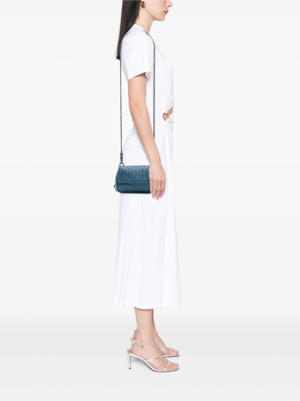 Bottega Veneta Pre-Owned 2012-2025 Mini Nappa Intrecciato Expandable Chain crossbody bag | Pre-Owned | Image 2