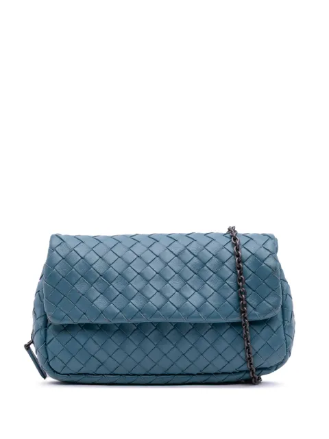 Bottega Veneta Pre-Owned 2012-2025 Mini Nappa Intrecciato Expandable Chain crossbody bag