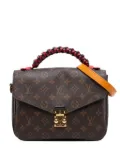 Louis Vuitton Pre-Owned 2018 Monogram Braided Pochette Metis satchel - Brown