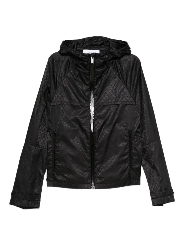 Alexander McQueen ジップアップ フーデッドジャケット | ブラック
