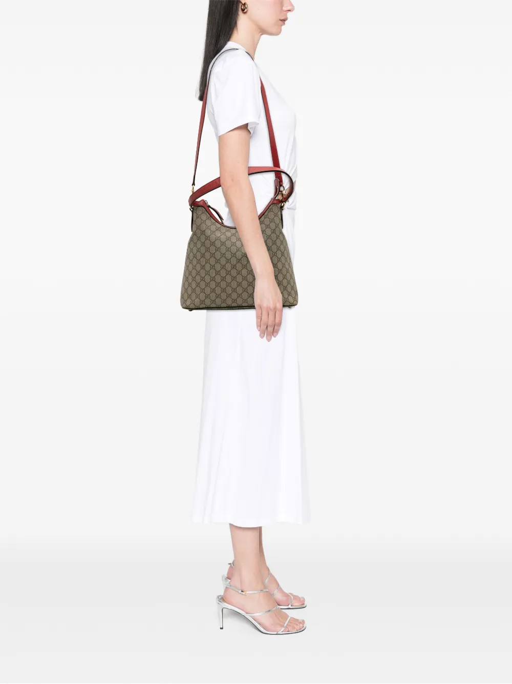 Gucci Pre-Owned 2016-2025 GG Supreme Linea A satchel | Pre-Owned | Image 2