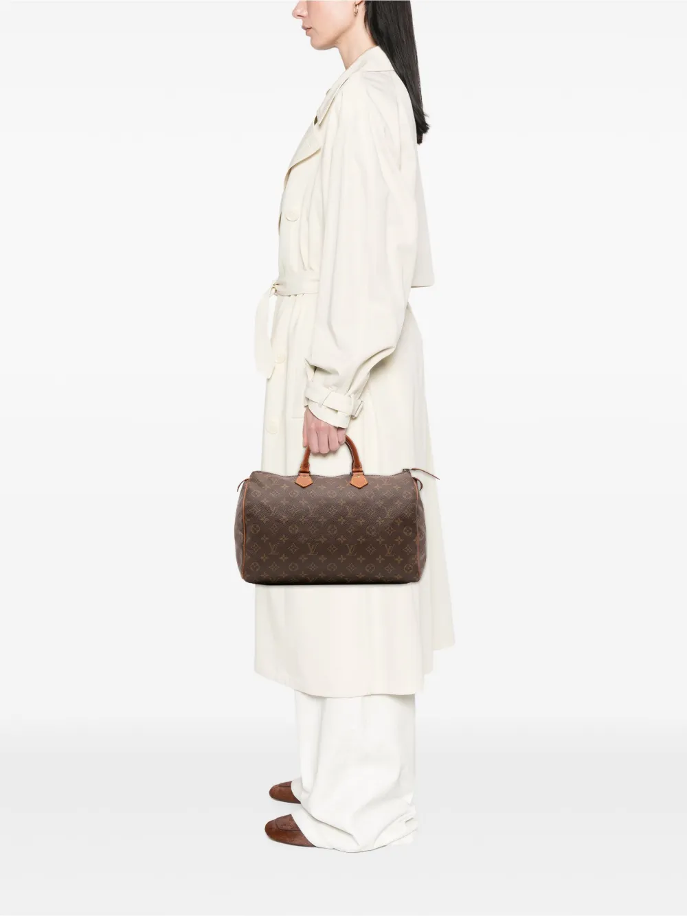 Louis Vuitton Pre-Owned 1982 Monogram Speedy 35 boston bag | Pre-Owned | Image 2