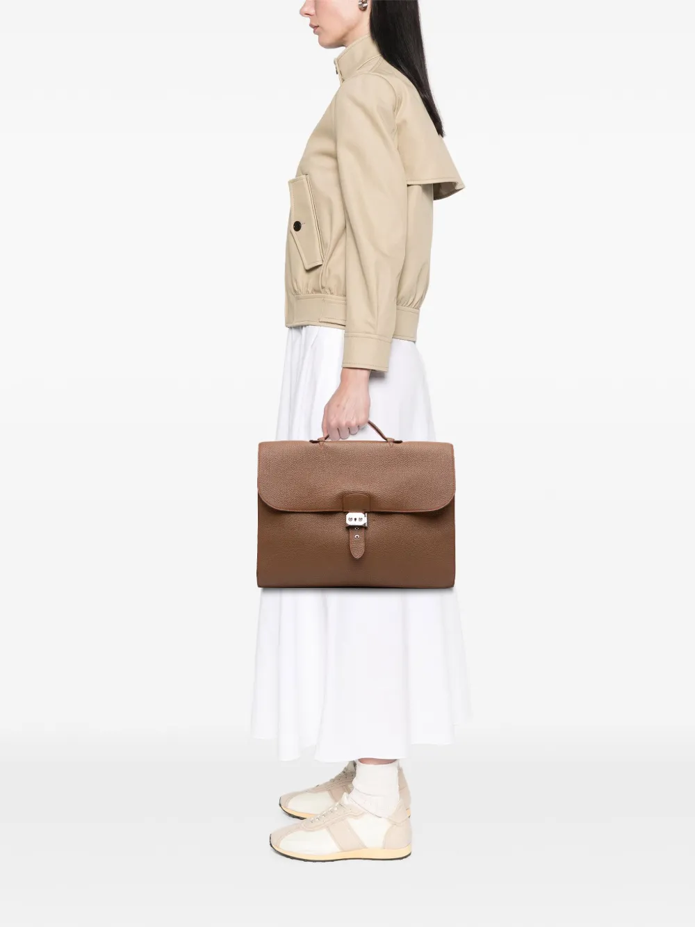 Hermès Pre-Owned sacoche Sac À Dépêches 38 en cuir Togo (2013) | Pre-owned | Image 2
