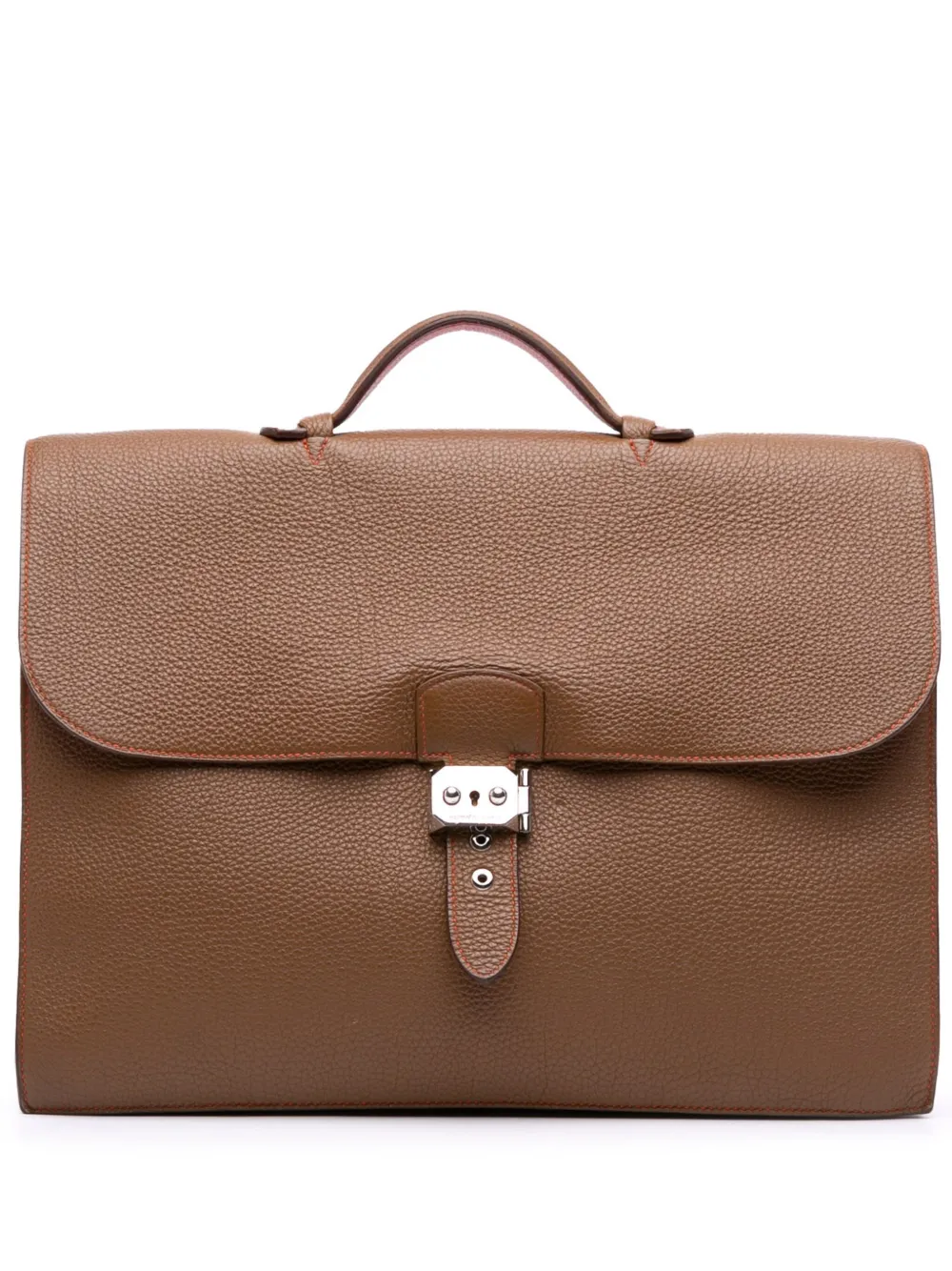 Hermès Pre-Owned sacoche Sac À Dépêches 38 en cuir Togo (2013) | marron | Image 1