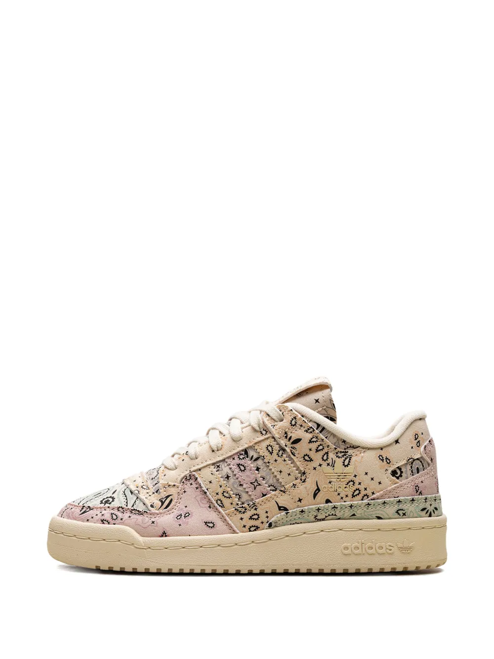 Adidas Originals Forum 84 Low Cl Patterned Sneaker In Neutral