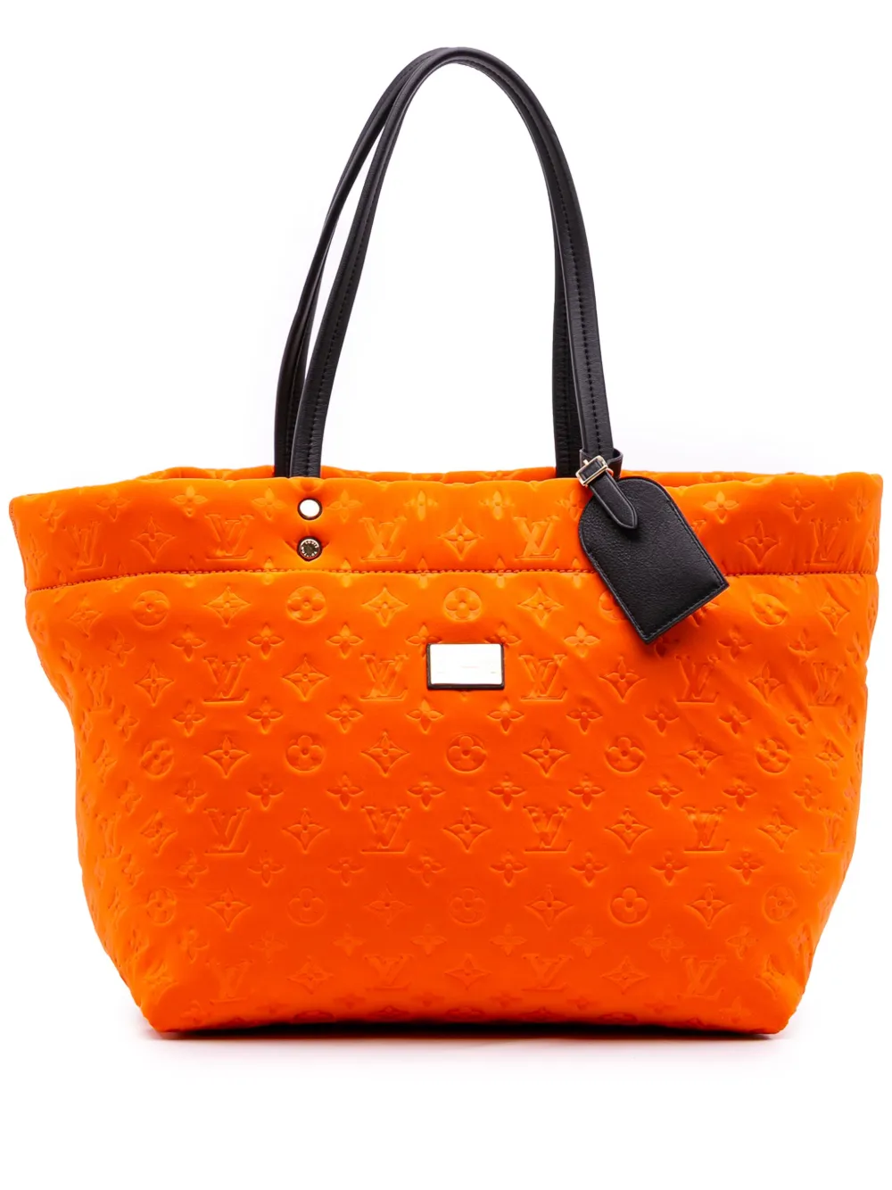 Louis Vuitton Pre-Owned 2008 Monogram Embossed Neoprene Scuba MM tote bag | Black | Image 1