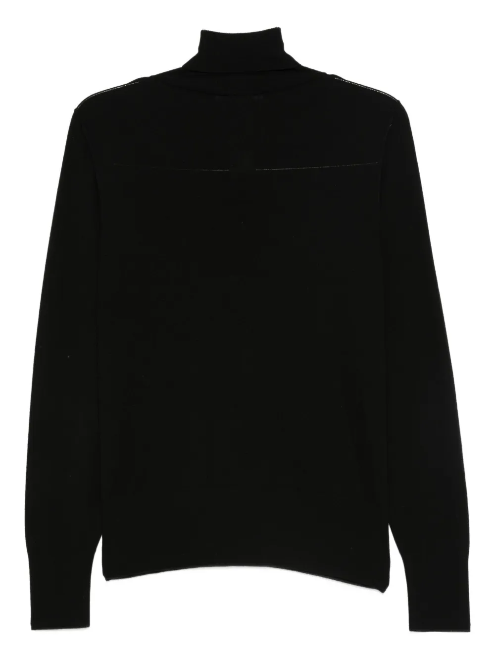 Sapio Turtleneck Panelled Sweater In Black