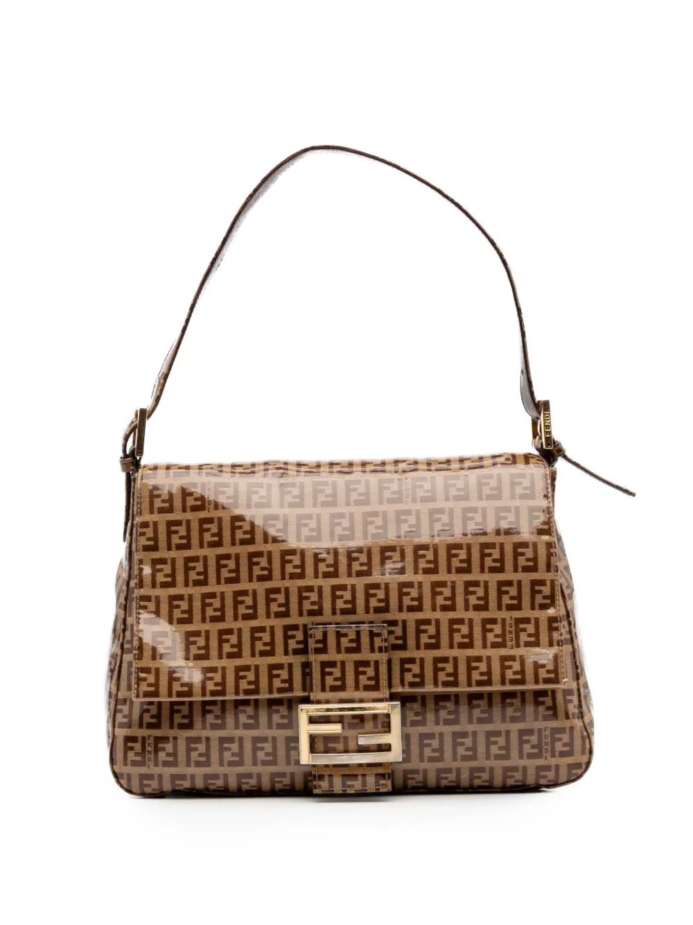 Fendi Pre-Owned 20th Century Zucchino Crystal Mamma Forever shoulder bag | Brown | Image 1