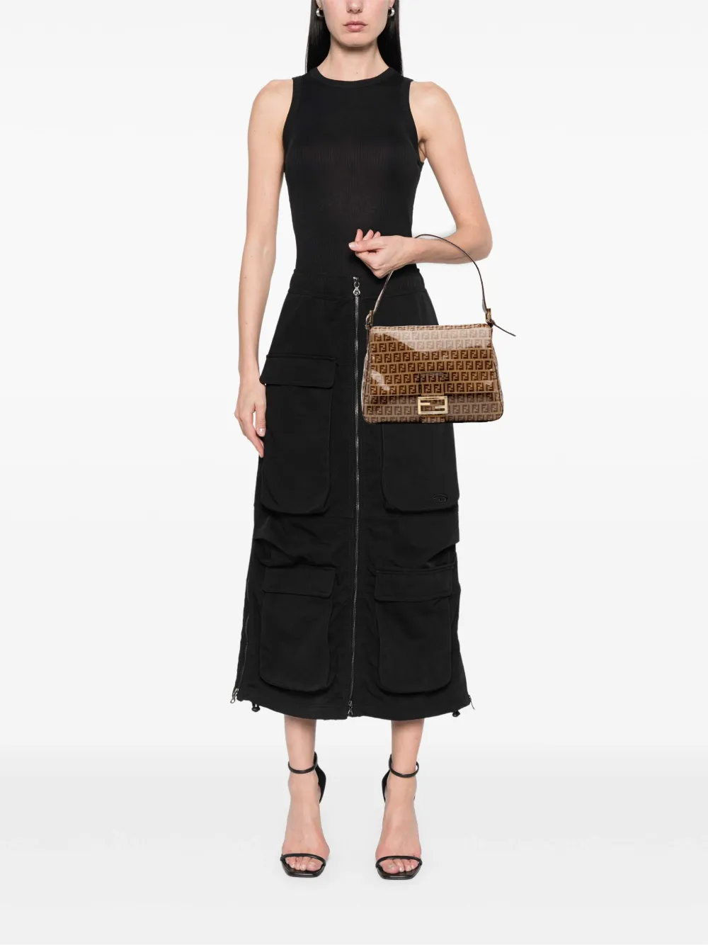 Fendi Pre-Owned 20th Century Zucchino Crystal Mamma Forever shoulder bag | Pre-Owned | Image 2