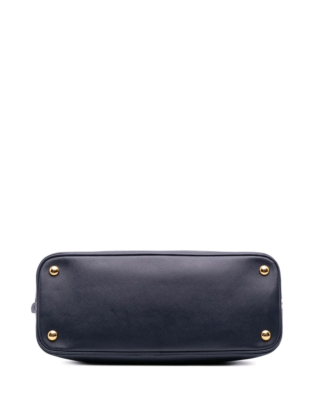 Pre-owned Prada 2000-2025 Medium Saffiano Lux Promenade Satchel In Blue