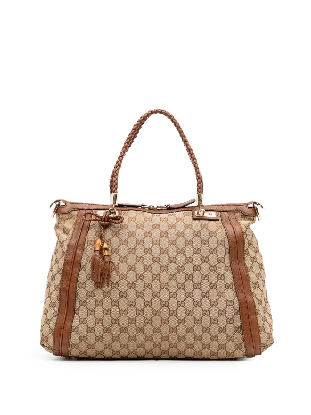Gucci Pre-Owned 2016-2025 GG Canvas Bella satchel | Brown | Image 1