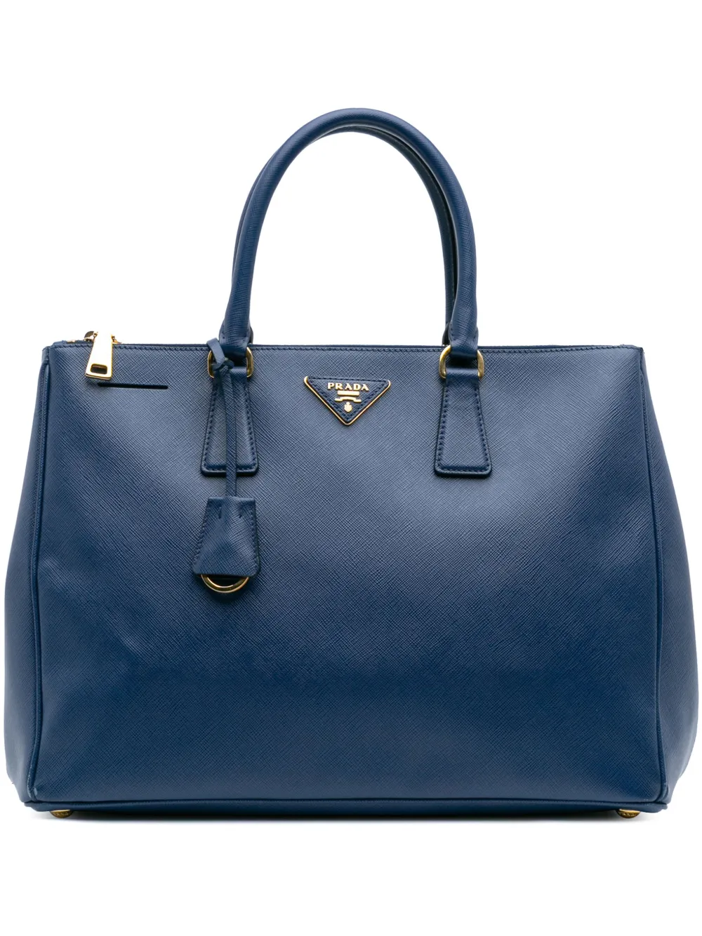 Prada Pre-Owned 2000-2025 Large Saffiano Lux Galleria Double Zip tote bag | Blue | Image 1