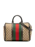 Gucci Pre-Owned 2016-2025 Medium GG Canvas Web Joy Boston Bag satchel - Brown