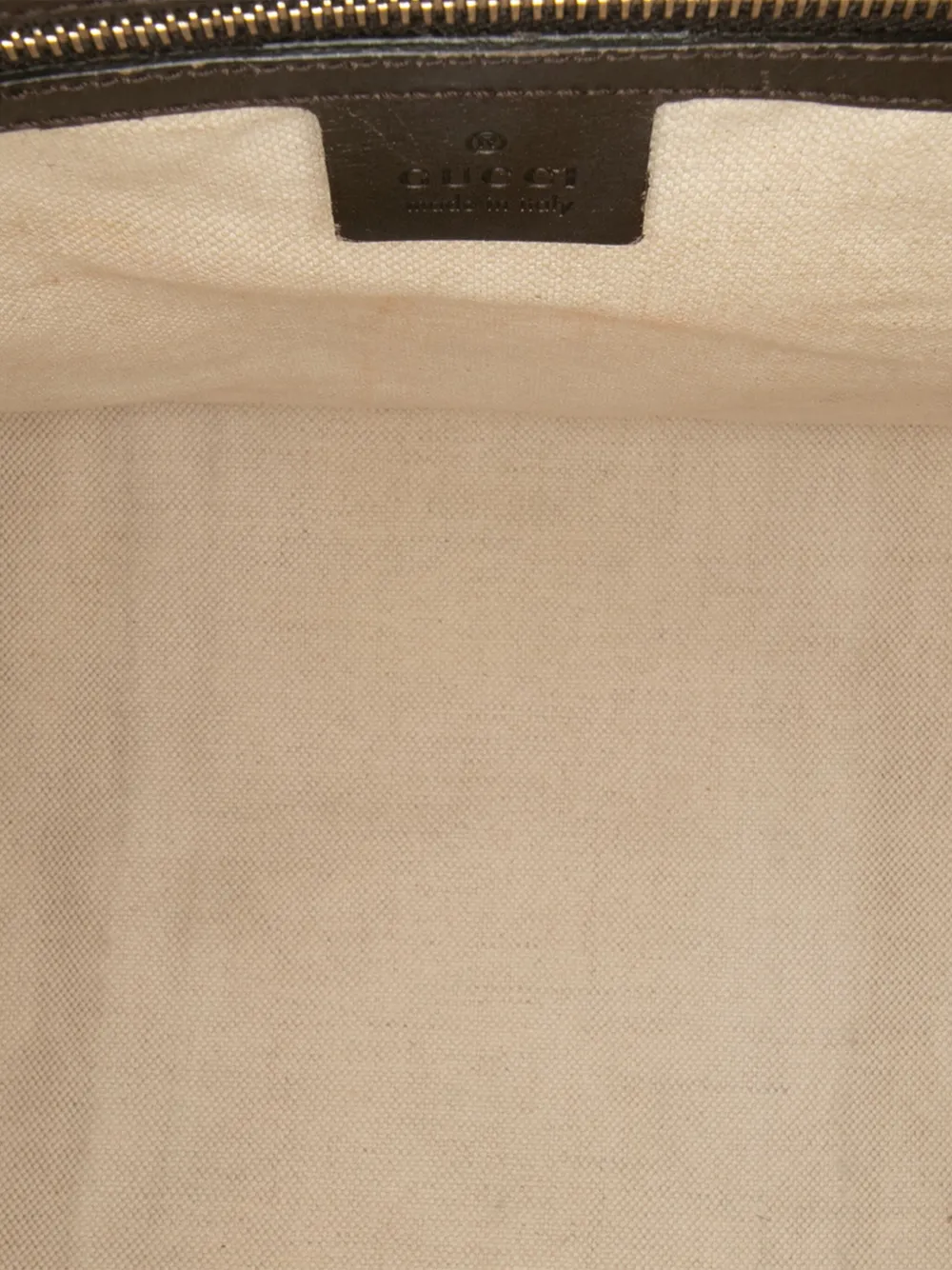 Pre-owned Gucci 2016-2025 Medium Gg Canvas Web Joy Boston Bag Satchel In Brown
