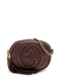 Gucci Pre-Owned 2016-2025 Mini Metallic Pebbled Calfskin Soho Chain crossbody bag - Purple