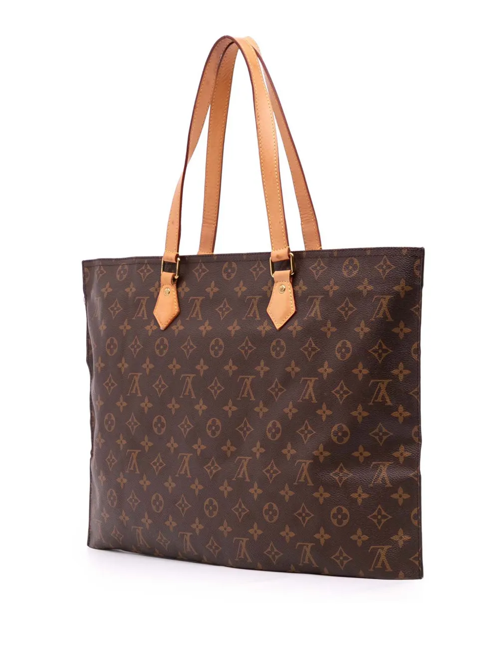 Pre-owned Louis Vuitton 2018 Monogram All-in Pm Tote Bag In Brown