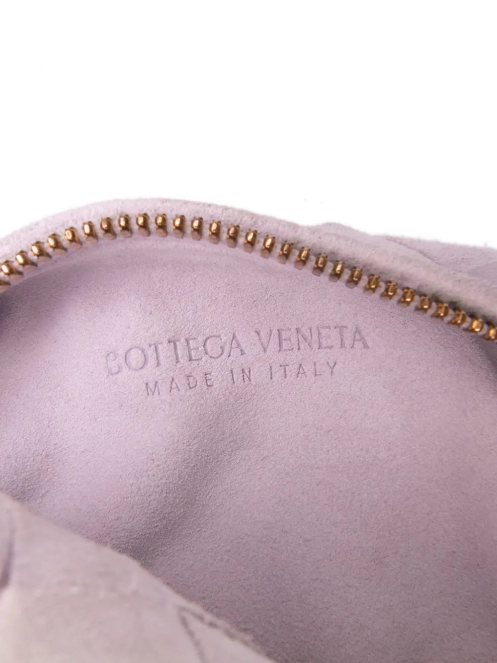 Pre-owned Bottega Veneta 2012-2025 Mini Suede Intrecciato Jodie Hobo Bag In Purple