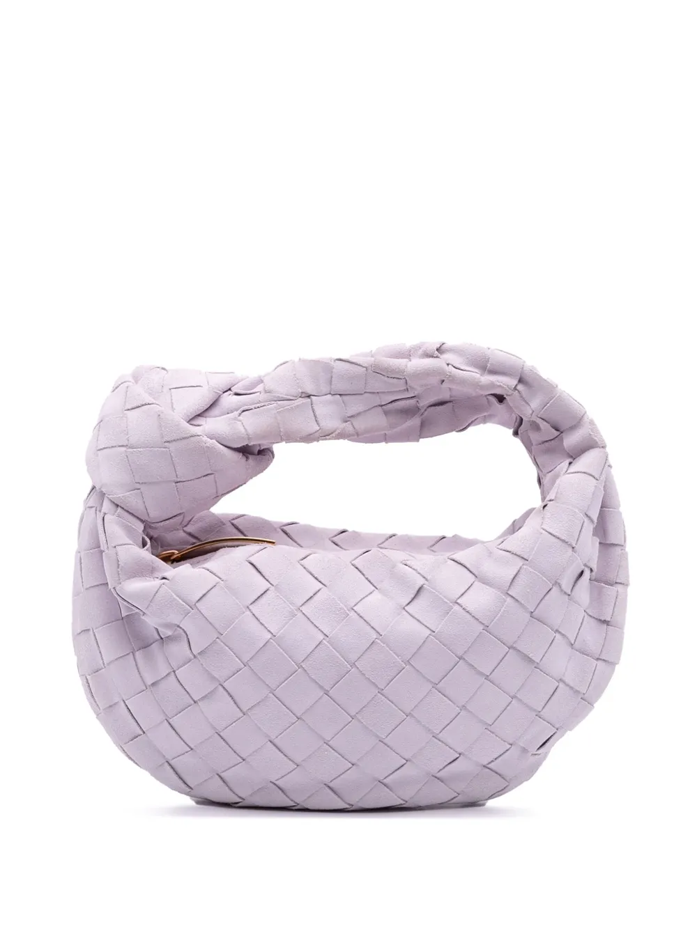 Bottega Veneta Pre-Owned 2012-2025 Mini Suede Intrecciato Jodie hobo bag | Purple | Image 1