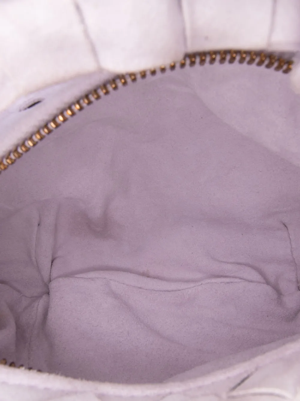 Pre-owned Bottega Veneta 2012-2025 Mini Suede Intrecciato Jodie Hobo Bag In Purple