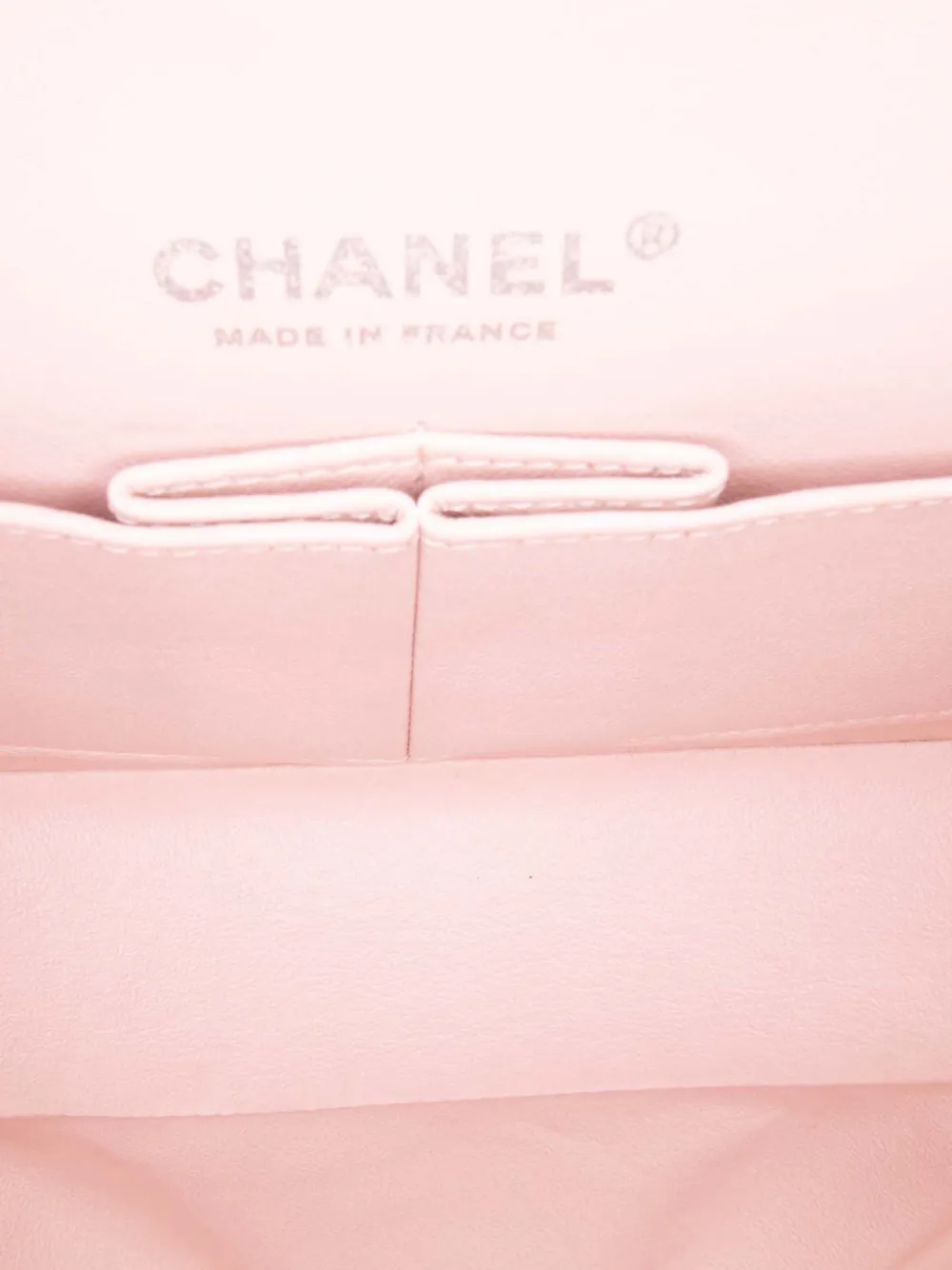 CHANEL Pre-owned 2014 Medium Classic Caviar Double Flap Shoulder Bag In Pink